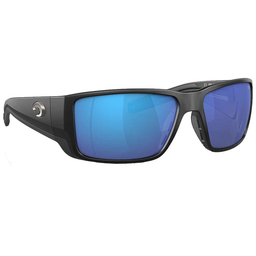 Очки солнцезащитные поляризационные Costa Blackfin 580 P Matte Black/Blue Mirror