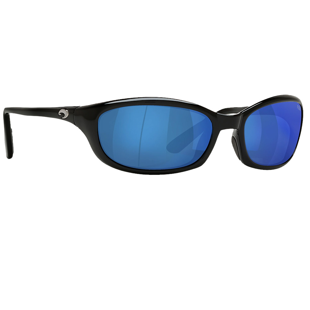 Очки солнцезащитные поляризационные Costa Harpoon 580 P Shiny Black/Blue Mirror