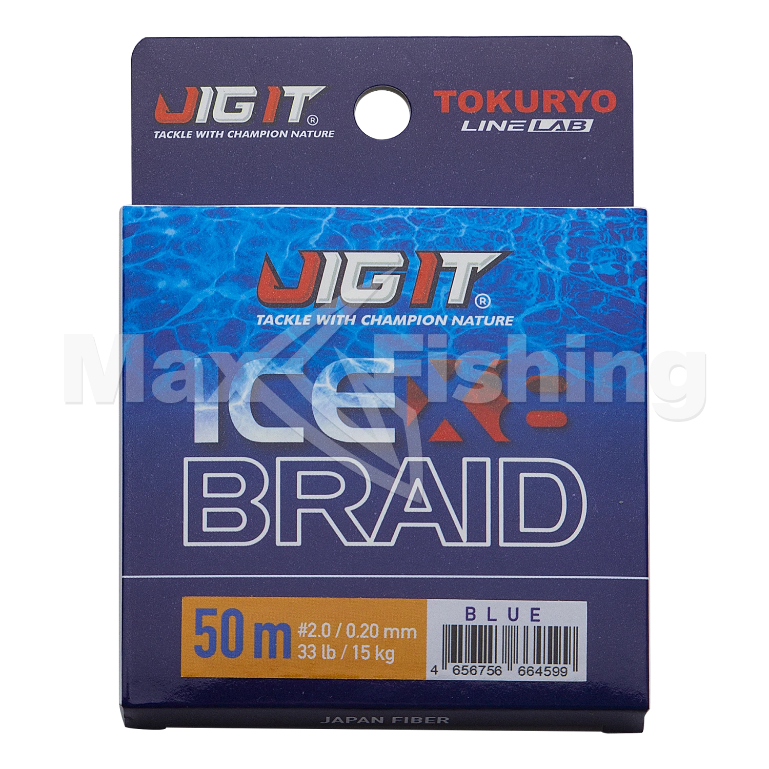 Шнур плетеный Jig It x Tokuryo Ice Braid X8 #2 0,20мм 50м (blue)