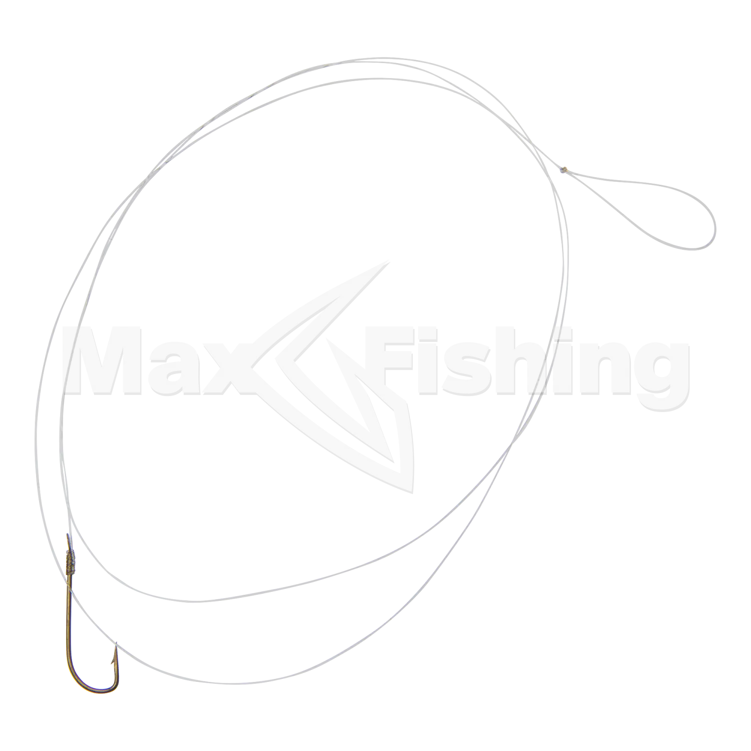 Крючок одинарный с поводком Garbolino Small Fish/Bleak Bronze Hooks To Nylon #18 0,10мм (10шт)