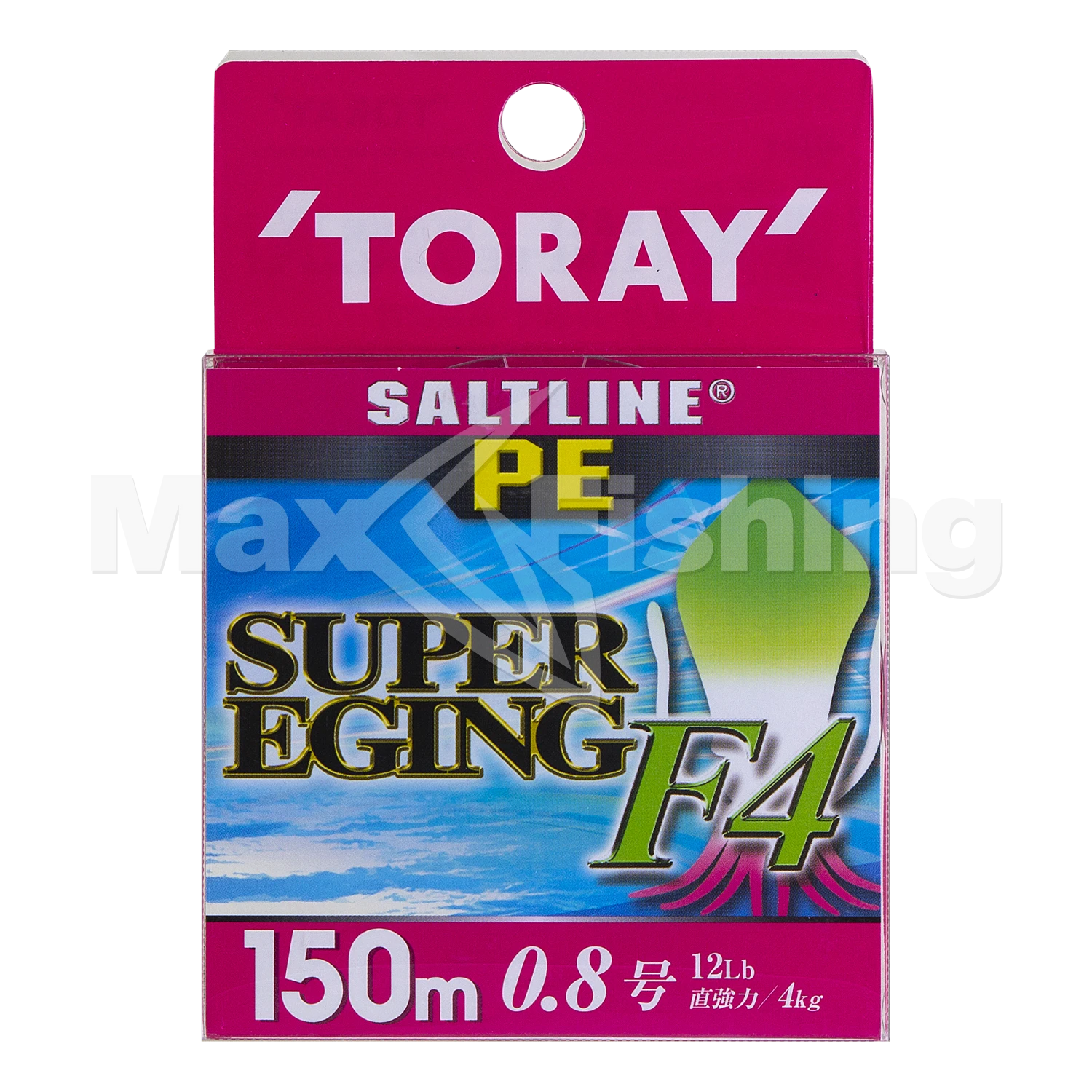 Шнур плетеный Toray Salt Line PE Super Egging F4 #0,8 150м (multicolor)