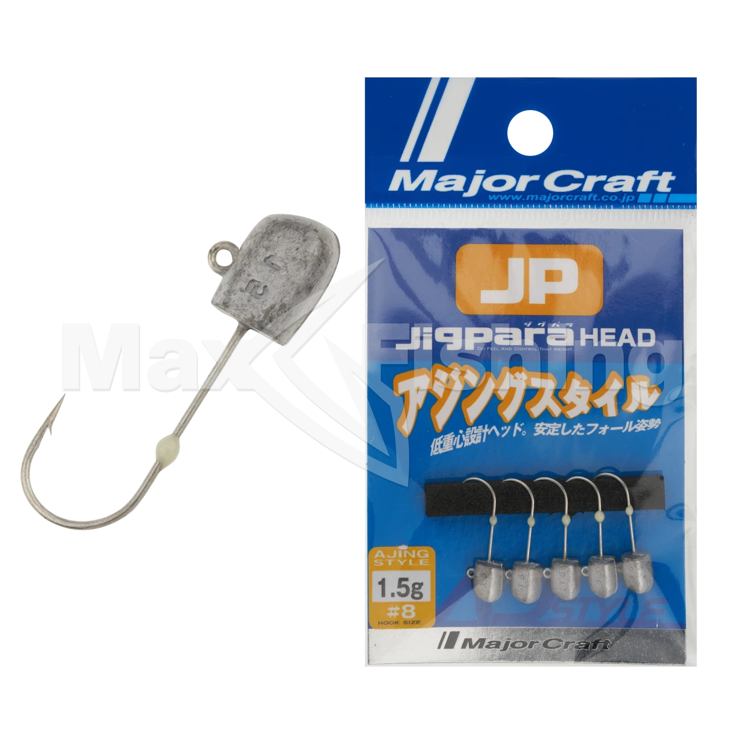 Джиг-головка Major Craft Jigpara Head Aji 1,5гр