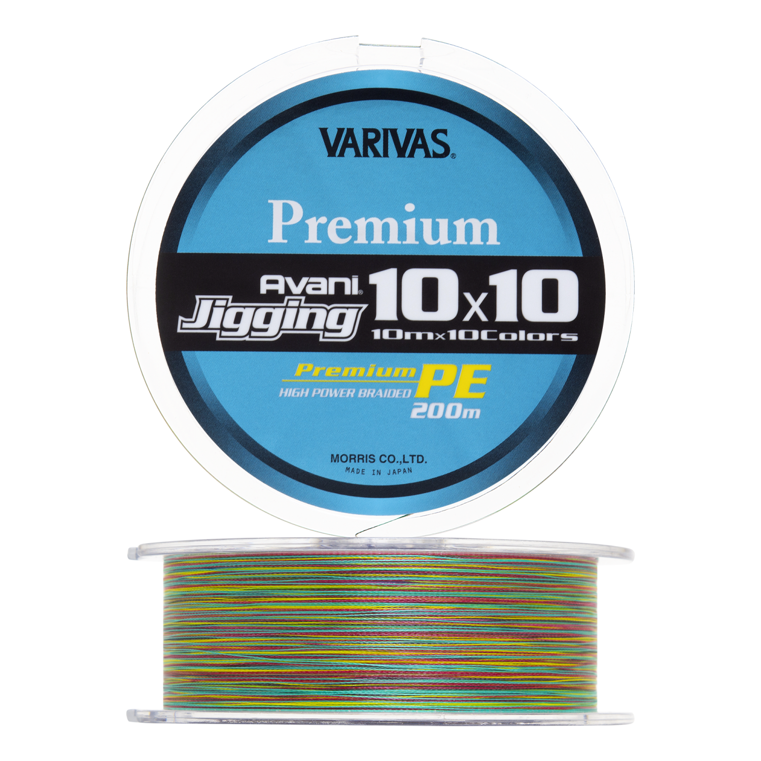 Шнур плетеный Varivas Avani Jigging 10×10 Premium PE X4 #1 0,165мм 200м (multicolor)
