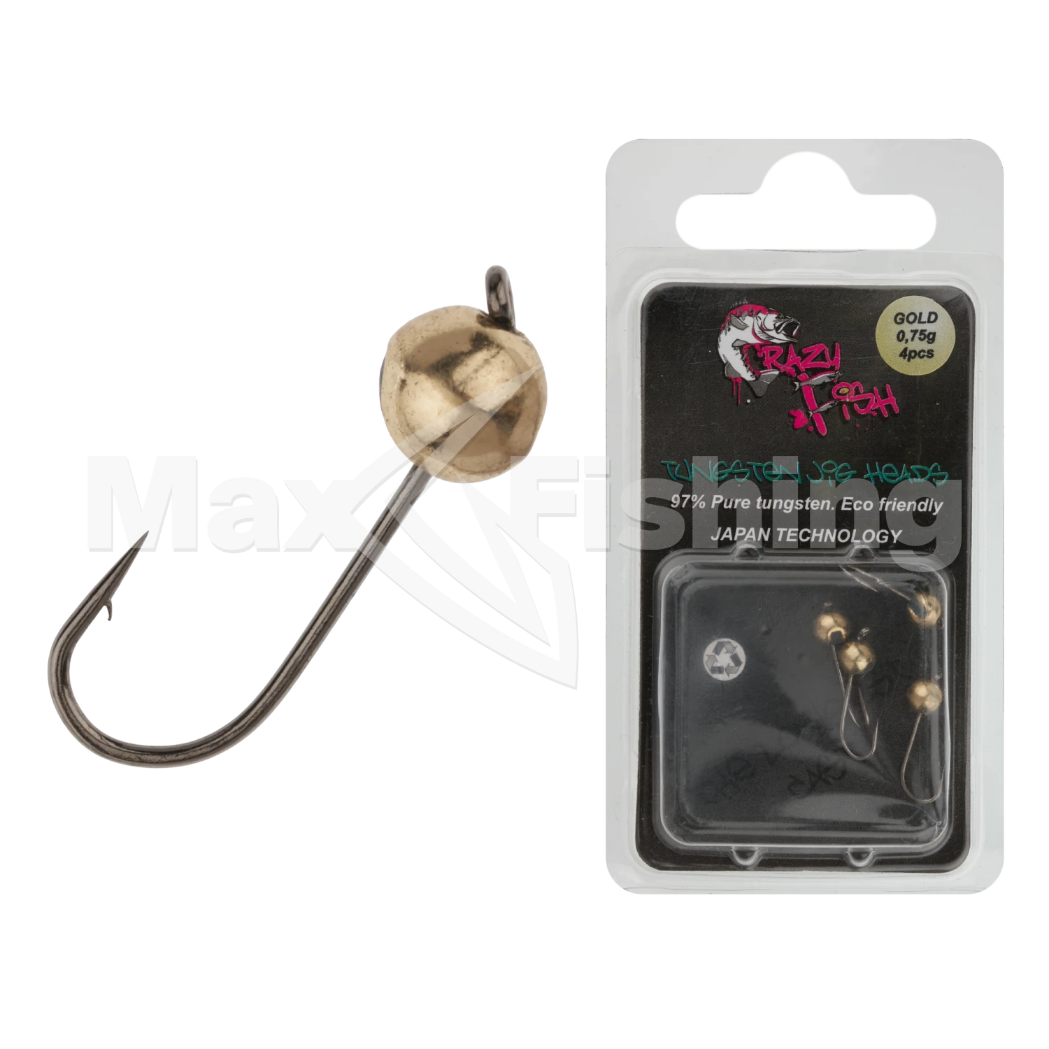 Джиг-головка вольфрамовая CF Tungsten Jig Head 0,75гр Gold