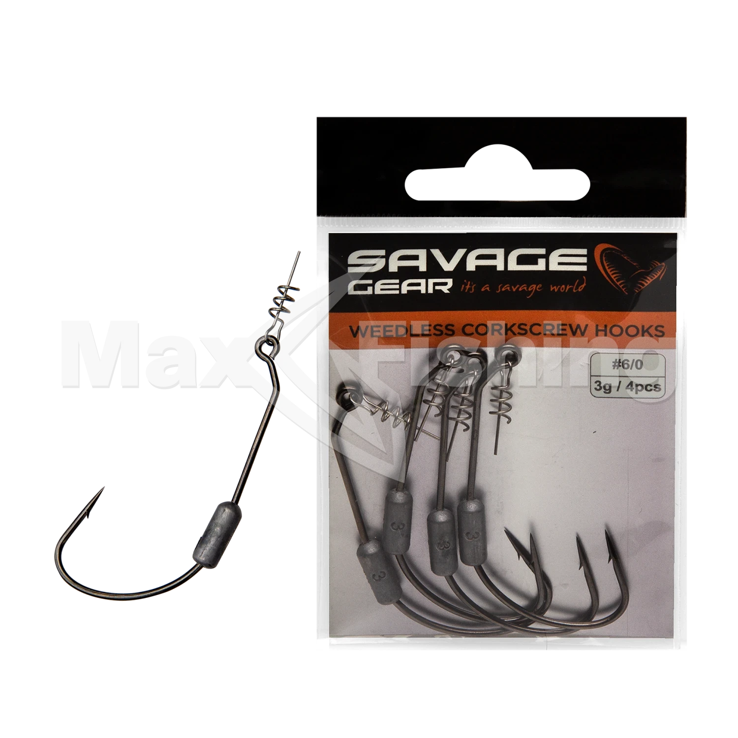 Крючок офсетный Savage Gear Weedless BLN #6/0 (6шт)