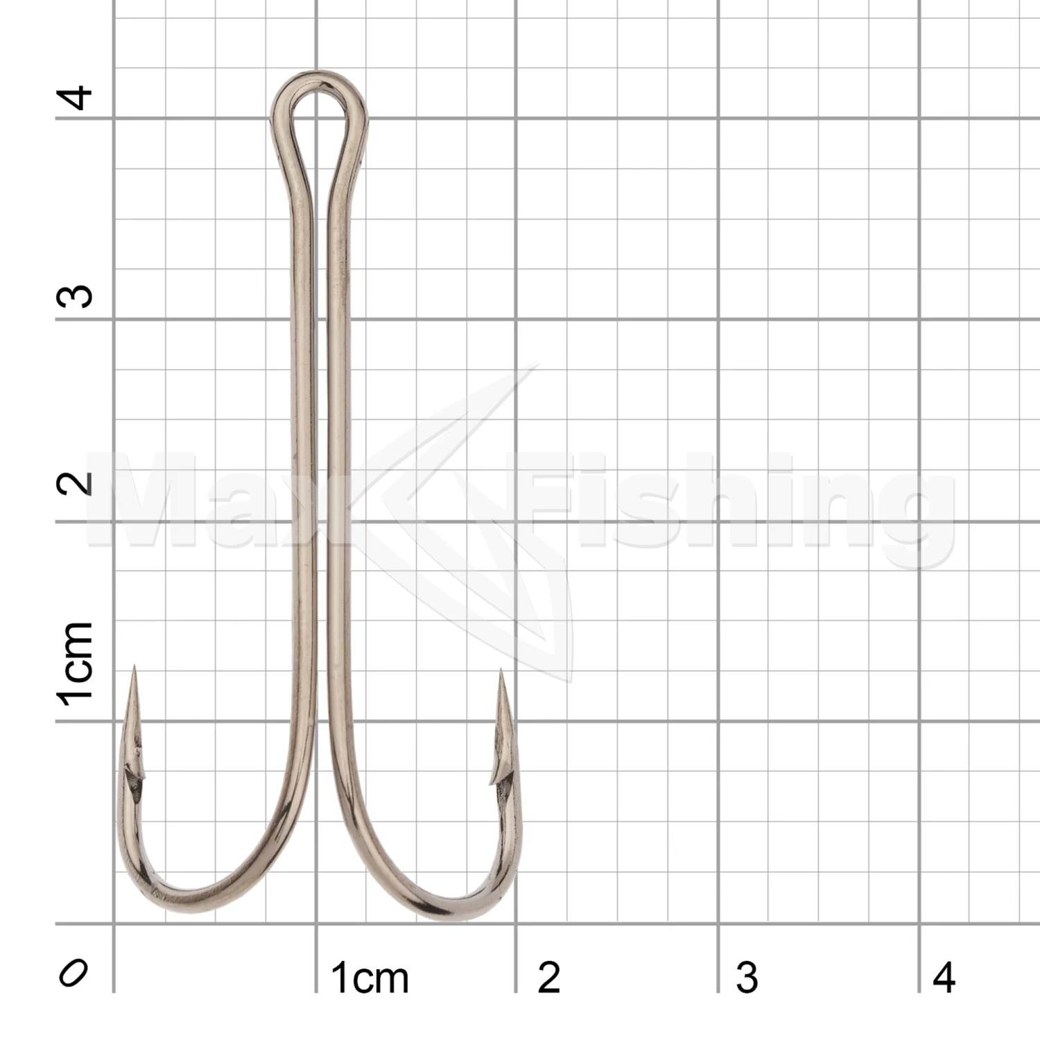 Крючок двойной Jig It Long Double Hooks #1/0 Black Nickel (10шт)