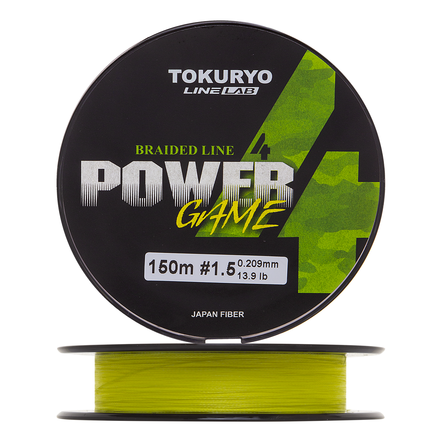 Шнур плетеный Tokuryo Power Game X4 #1,5 0,209мм 150м (yellow)