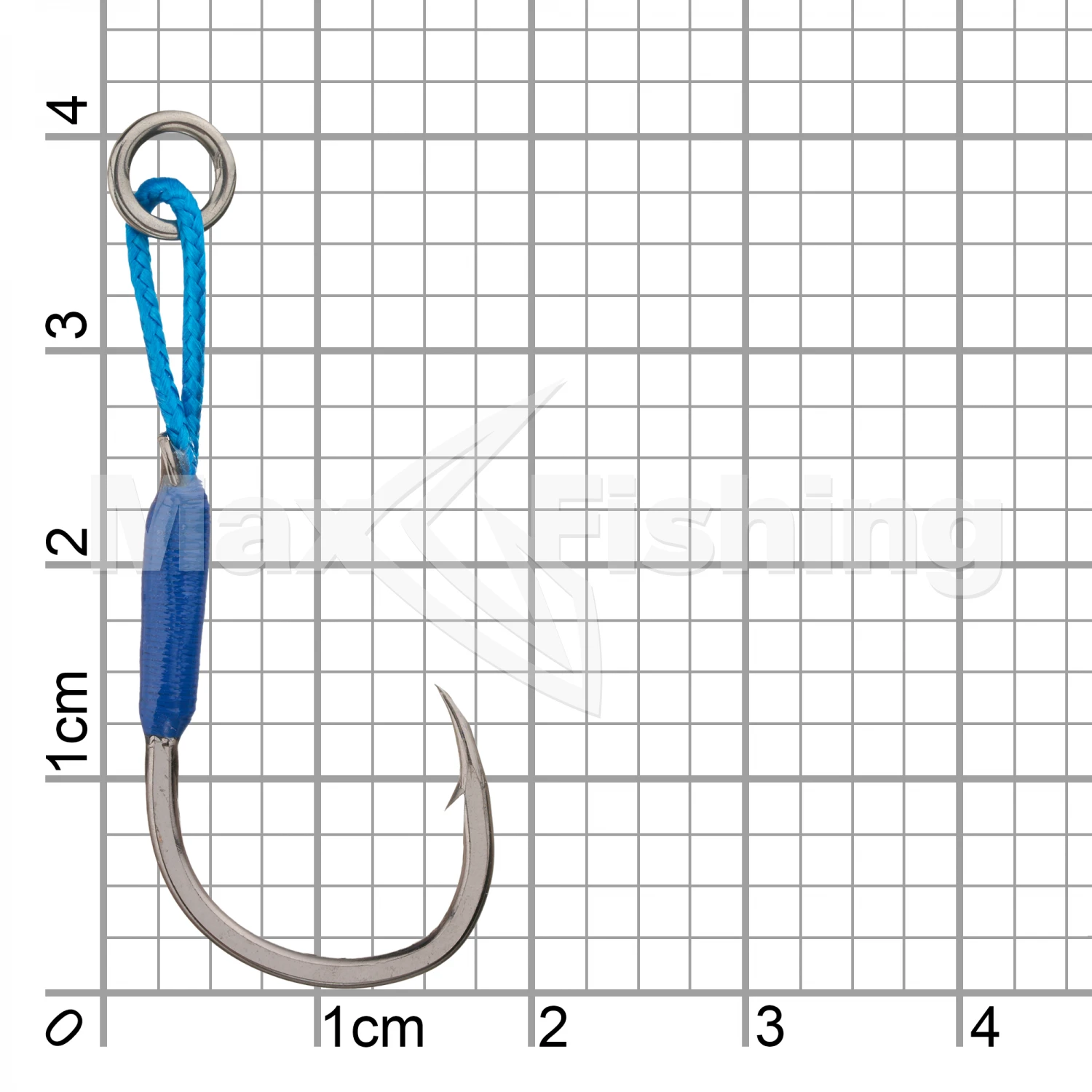 Крючок-ассист Hearty Rise Micro Jigging Assist Hook MJA-10 #2/0 (3L) (4шт)