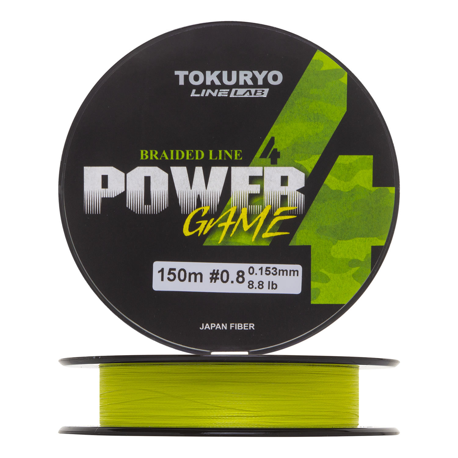 Шнур плетеный Tokuryo Power Game X4 #0,8 0,153мм 150м (yellow)