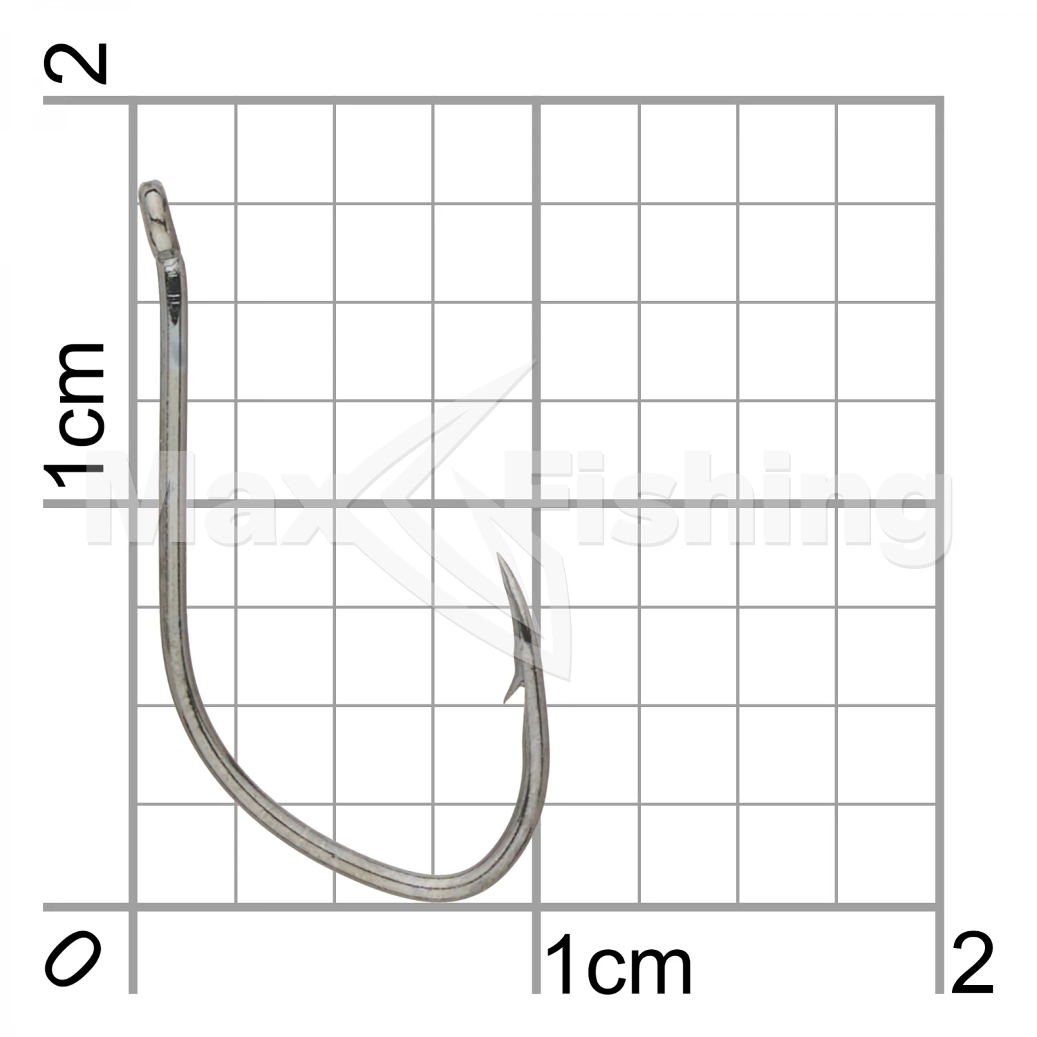 Крючок одинарный Metsui Aji #2 black nikel (12шт)