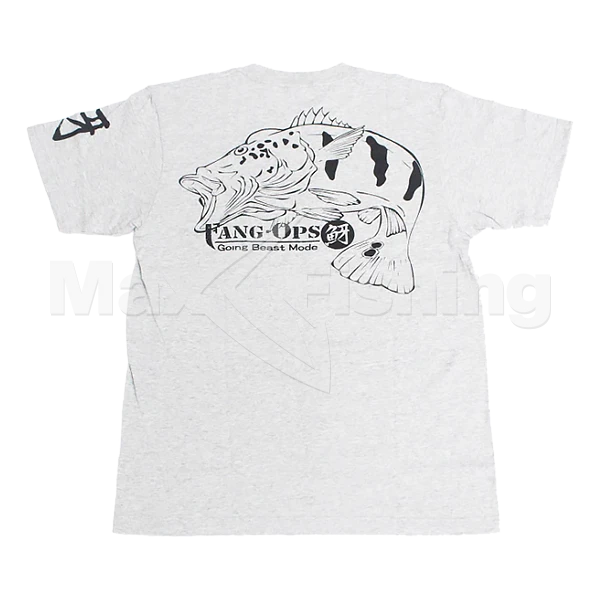 Футболка DUO Fang Ops Peacock Bass L Gray
