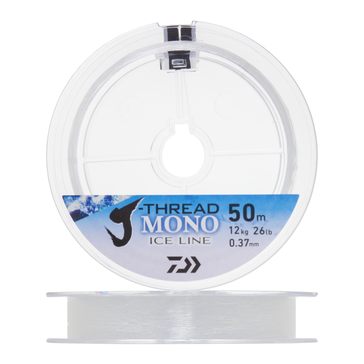 Леска монофильная Daiwa J-Thread Mono Ice Line 0,37мм 50м (clear)