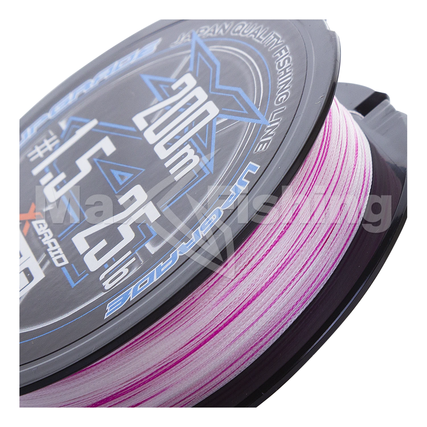 Шнур плетеный YGK X-Braid Upgrade PE X4 #1,5 0,205мм 200м (pink/white)