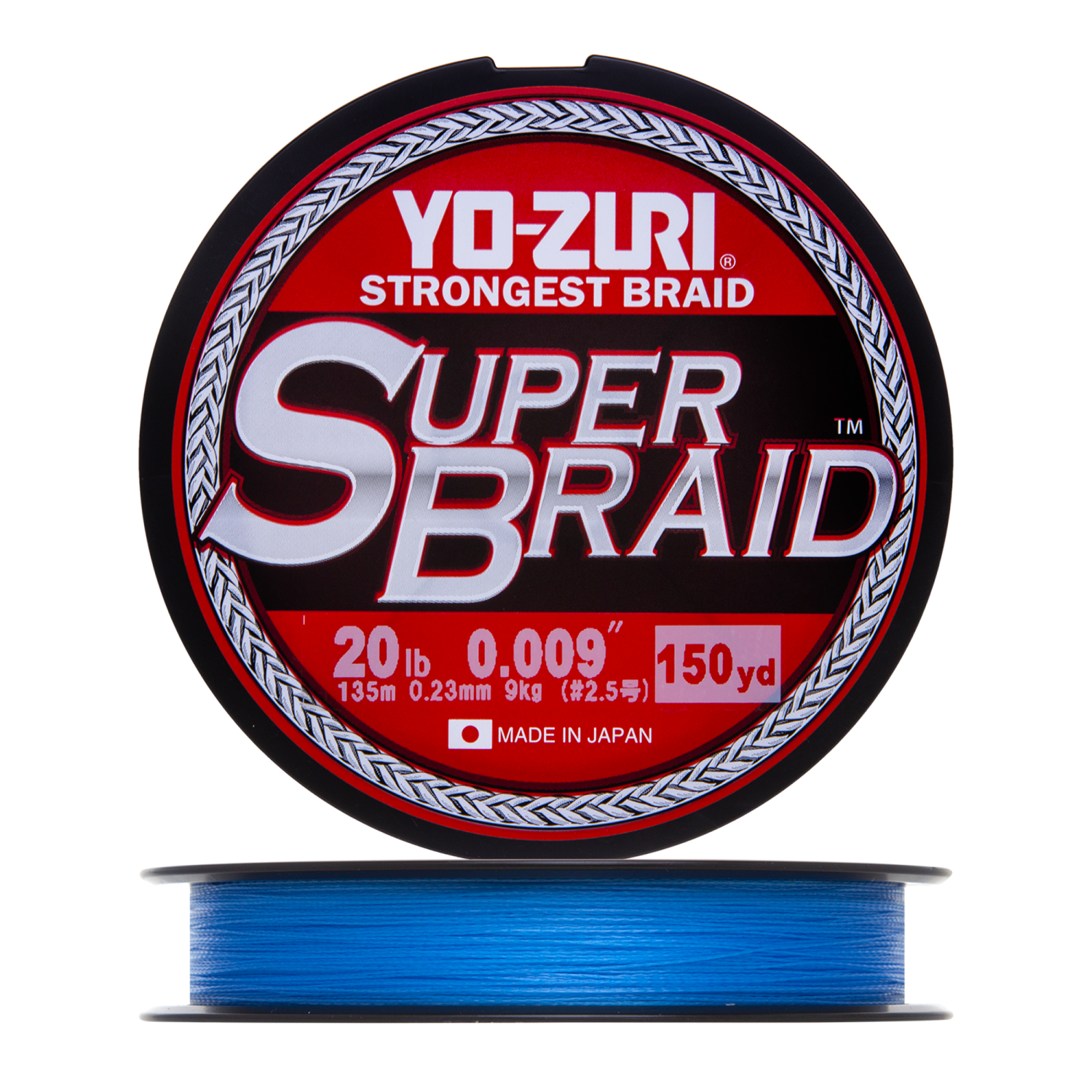 Шнур плетеный Yo-Zuri PE Superbraid 0,23мм 135м (blue)