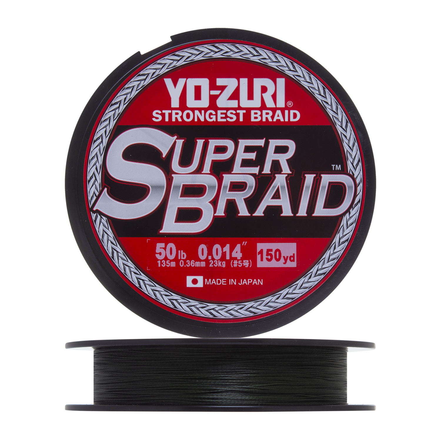 Шнур плетеный Yo-Zuri PE Superbraid 0,36мм 135м (dark green)