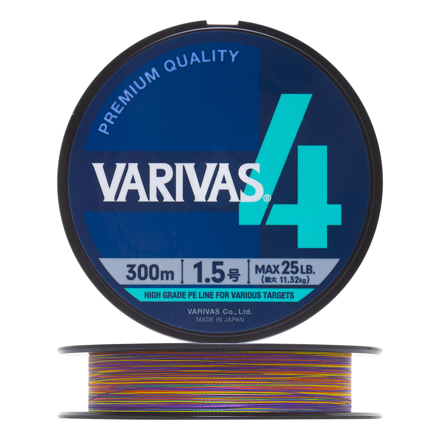 Шнур плетеный Varivas X4 Marking #1,5 0,205мм 300м (multicolor)