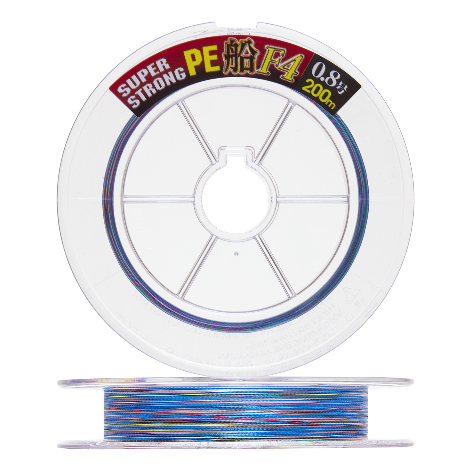 Шнур плетеный Toray Super Strong PE Fune F4 #0,8 200м (multicolor)