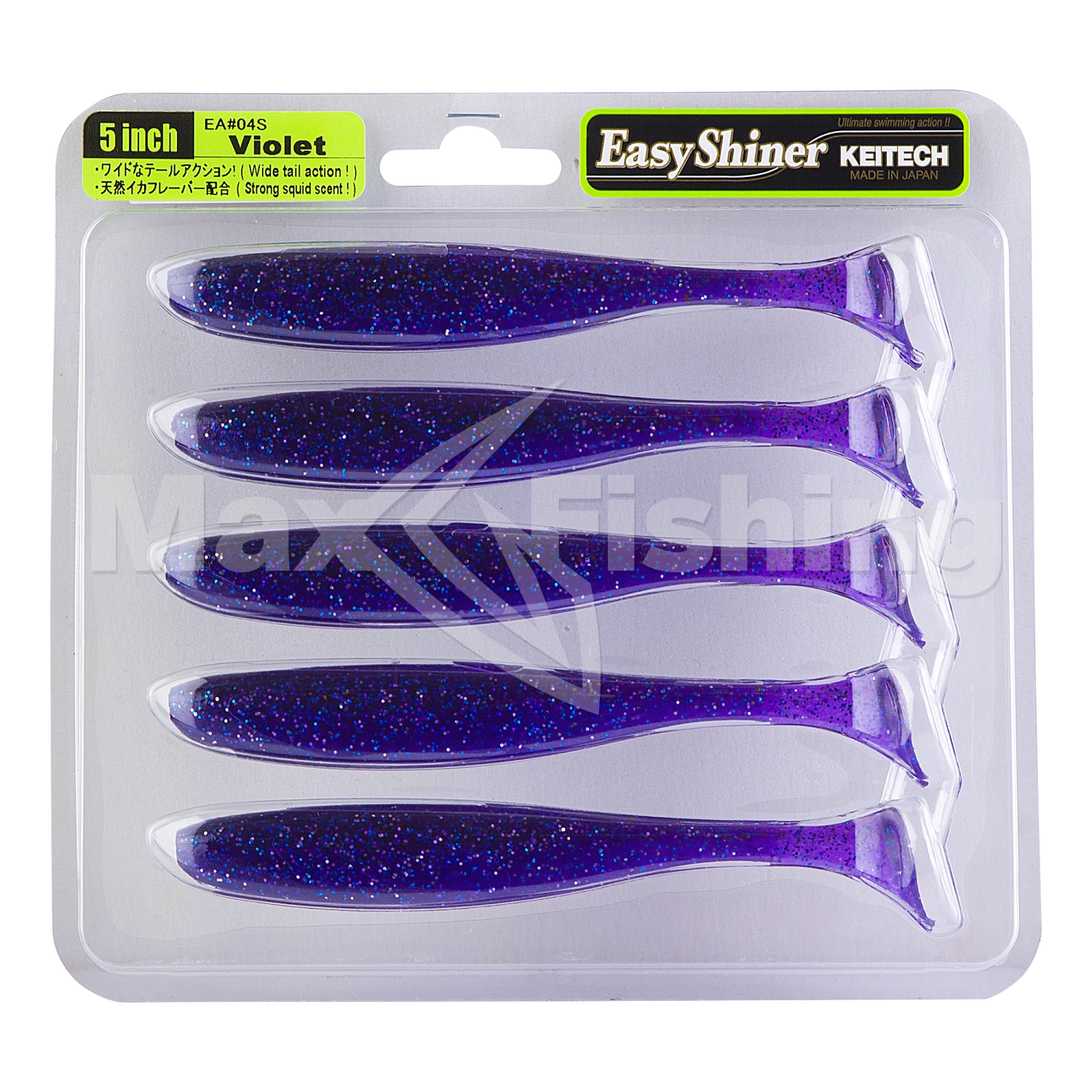 Приманка силиконовая Keitech Easy Shiner 5" #EA04 Violet
