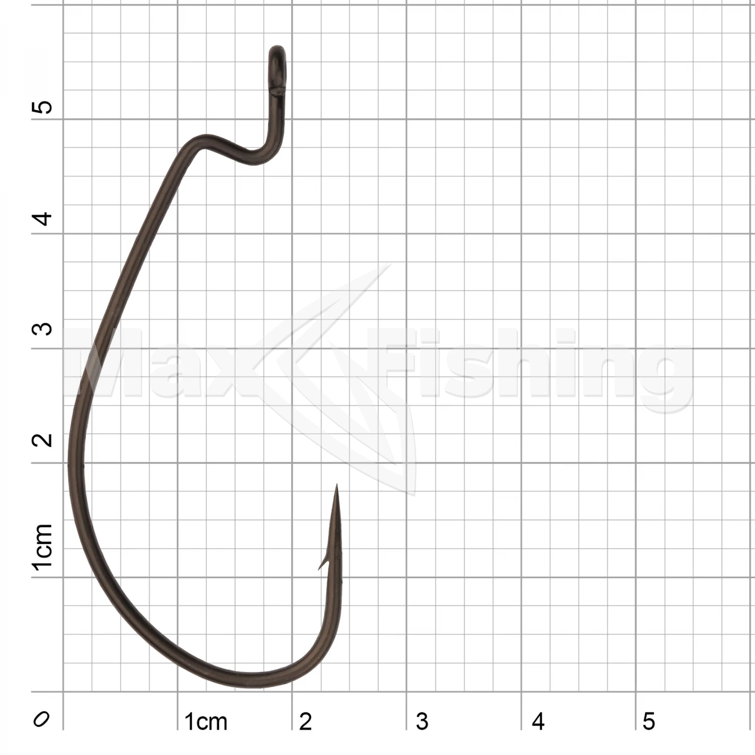 Крючок офсетный Vanfook Worm 55B #5/0 (5шт)