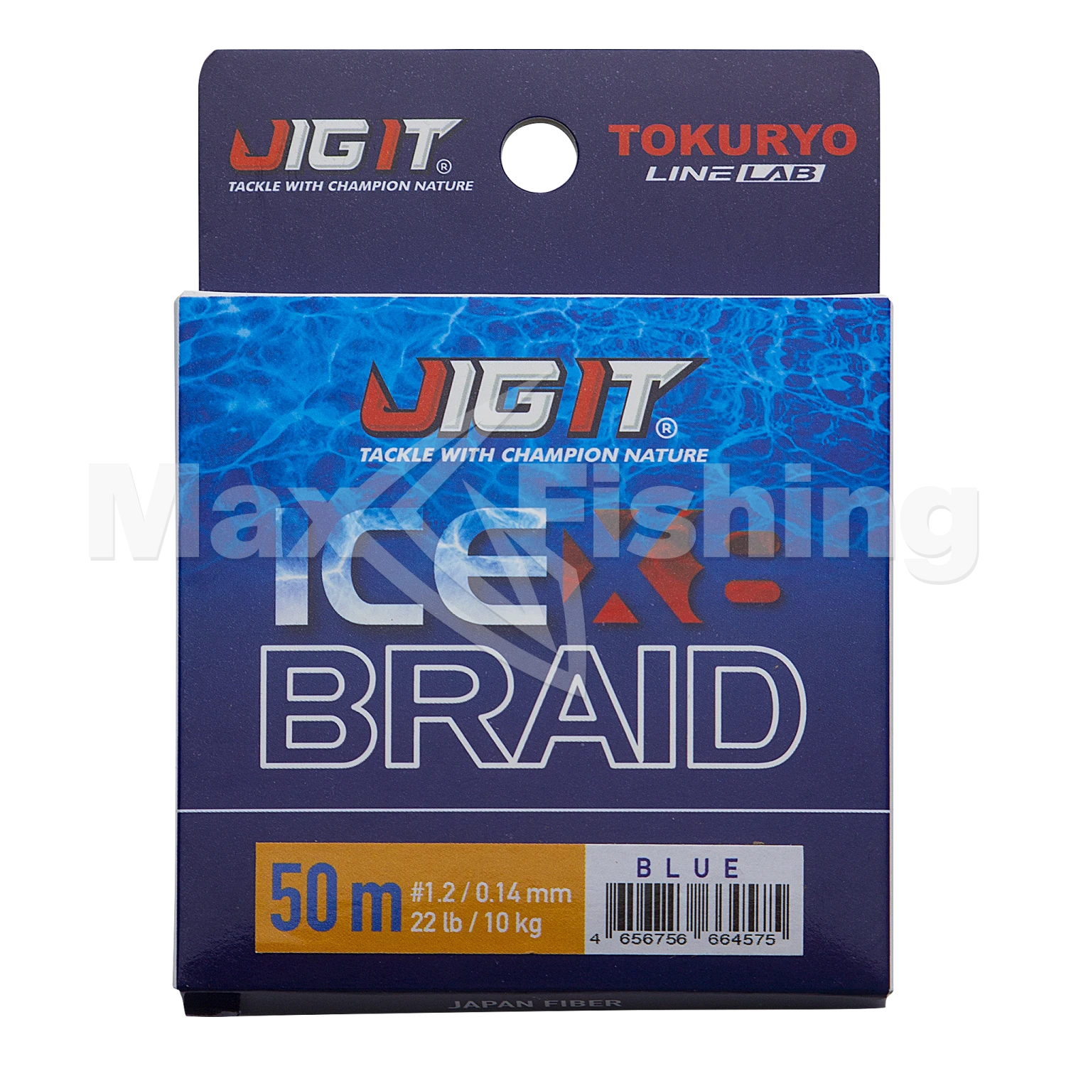 Шнур плетеный Jig It x Tokuryo Ice Braid X8 #1,2 0,14мм 50м (blue)