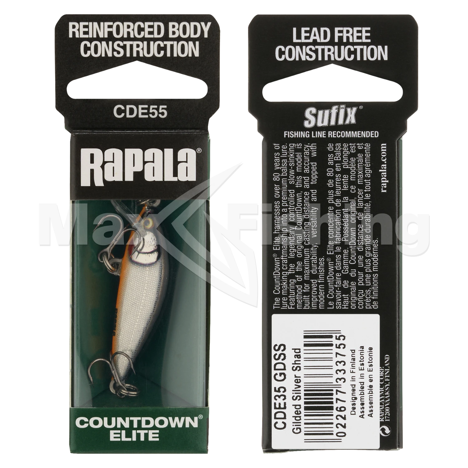 Воблер Rapala CountDown Elite 35 S #GDSS