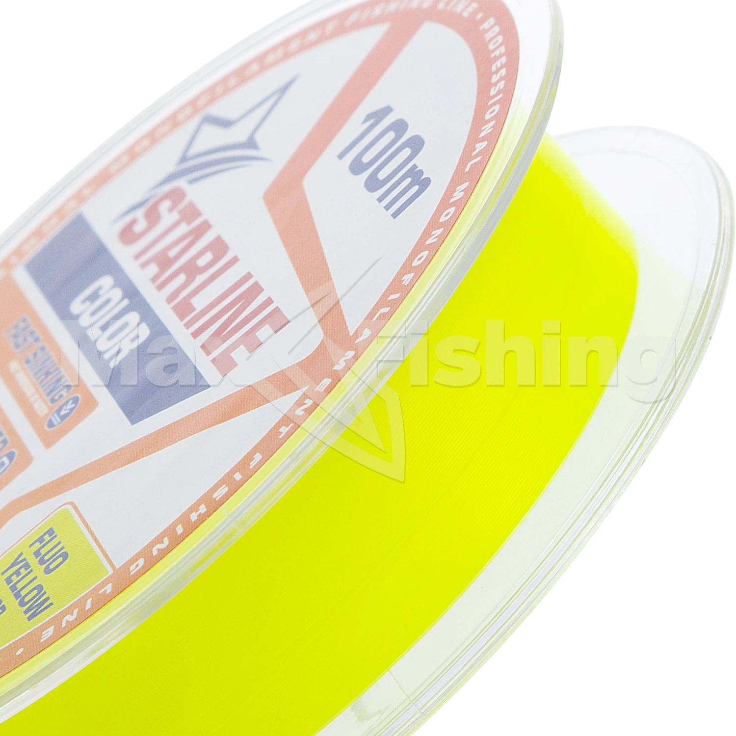 Леска монофильная IAM Starline 0,234мм 100м (fluo yellow)