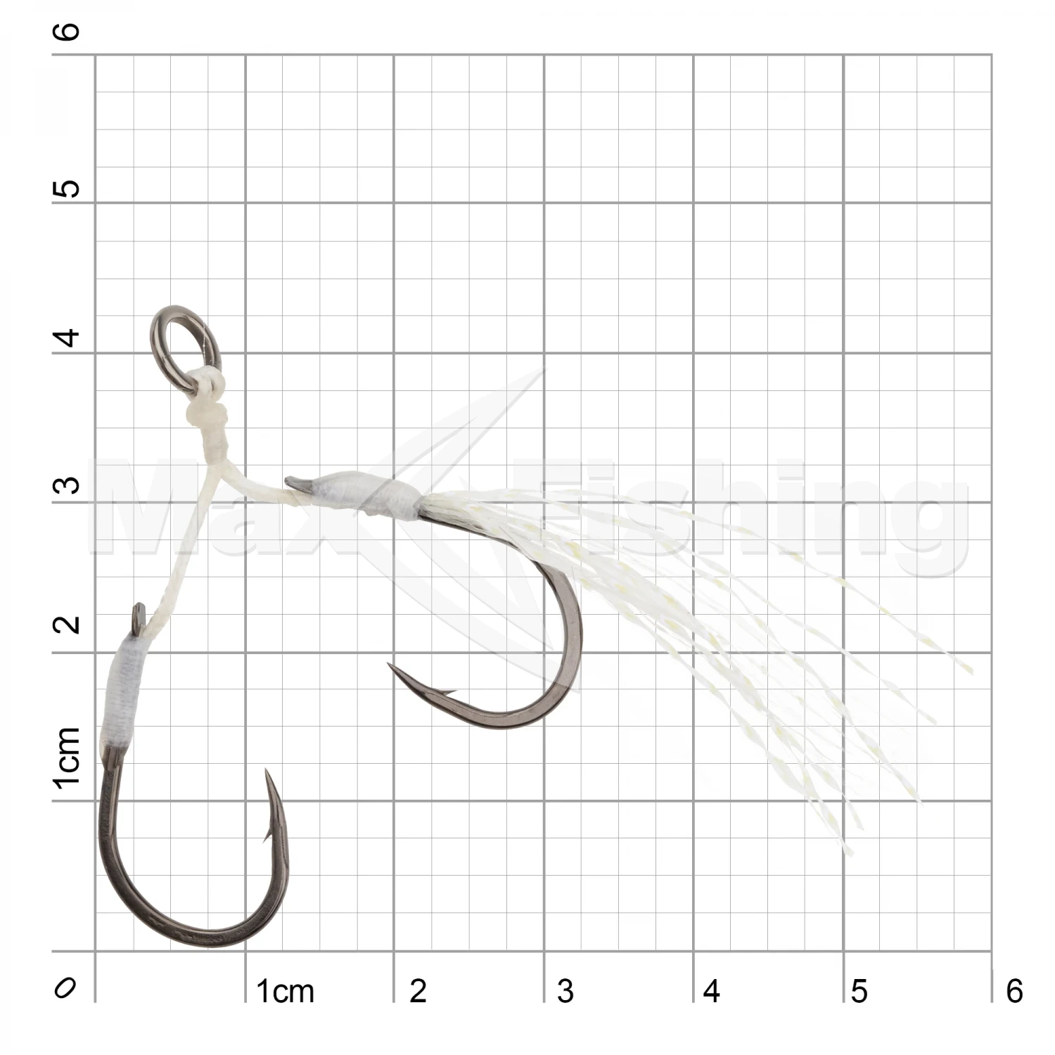 Крючок-ассист Hearty Rise Micro Jigging Glitter Assist Hook MJT-10 #2 (M) (2 пары)