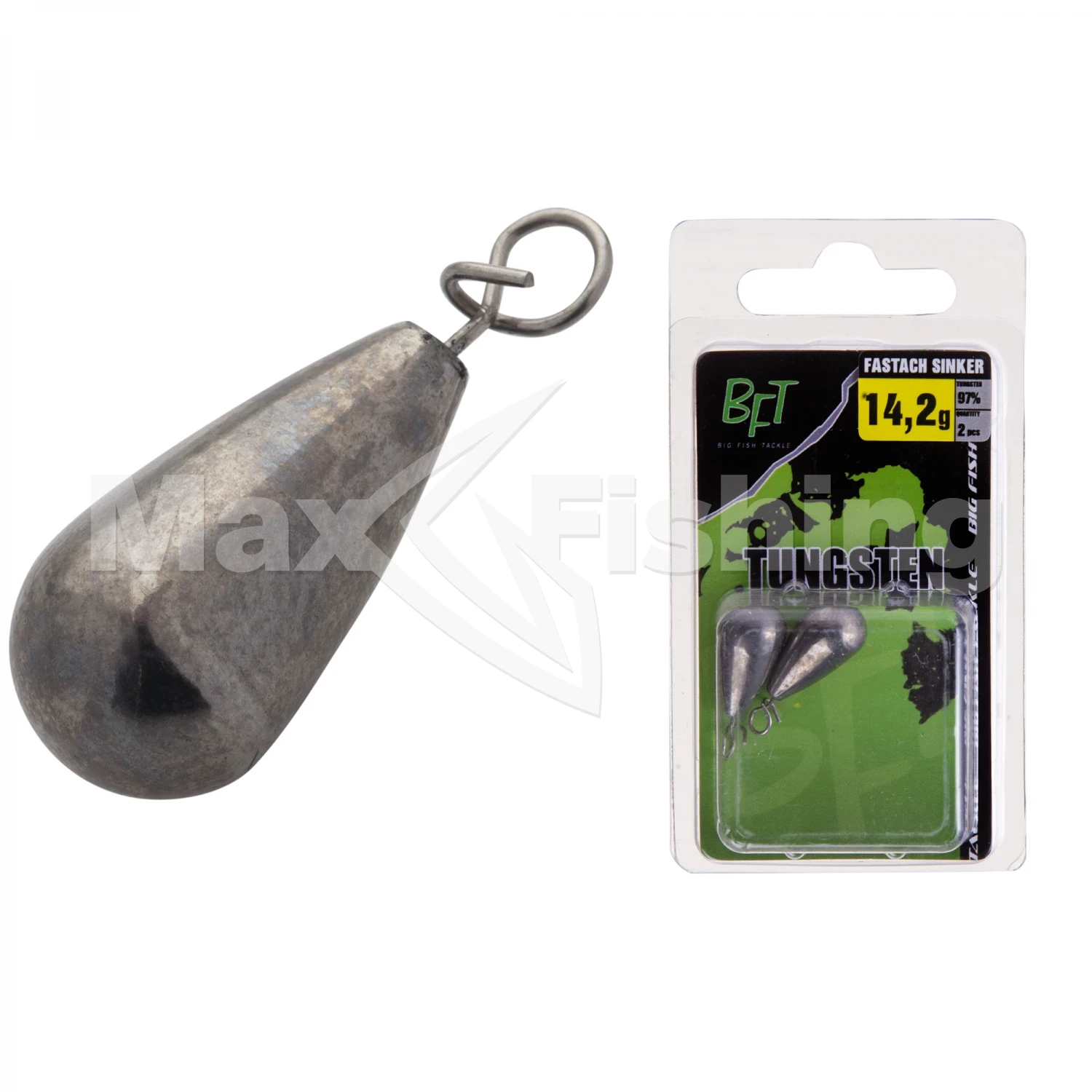 Грузило BFT Tungsten Fastach Sinker 14гр #Plain