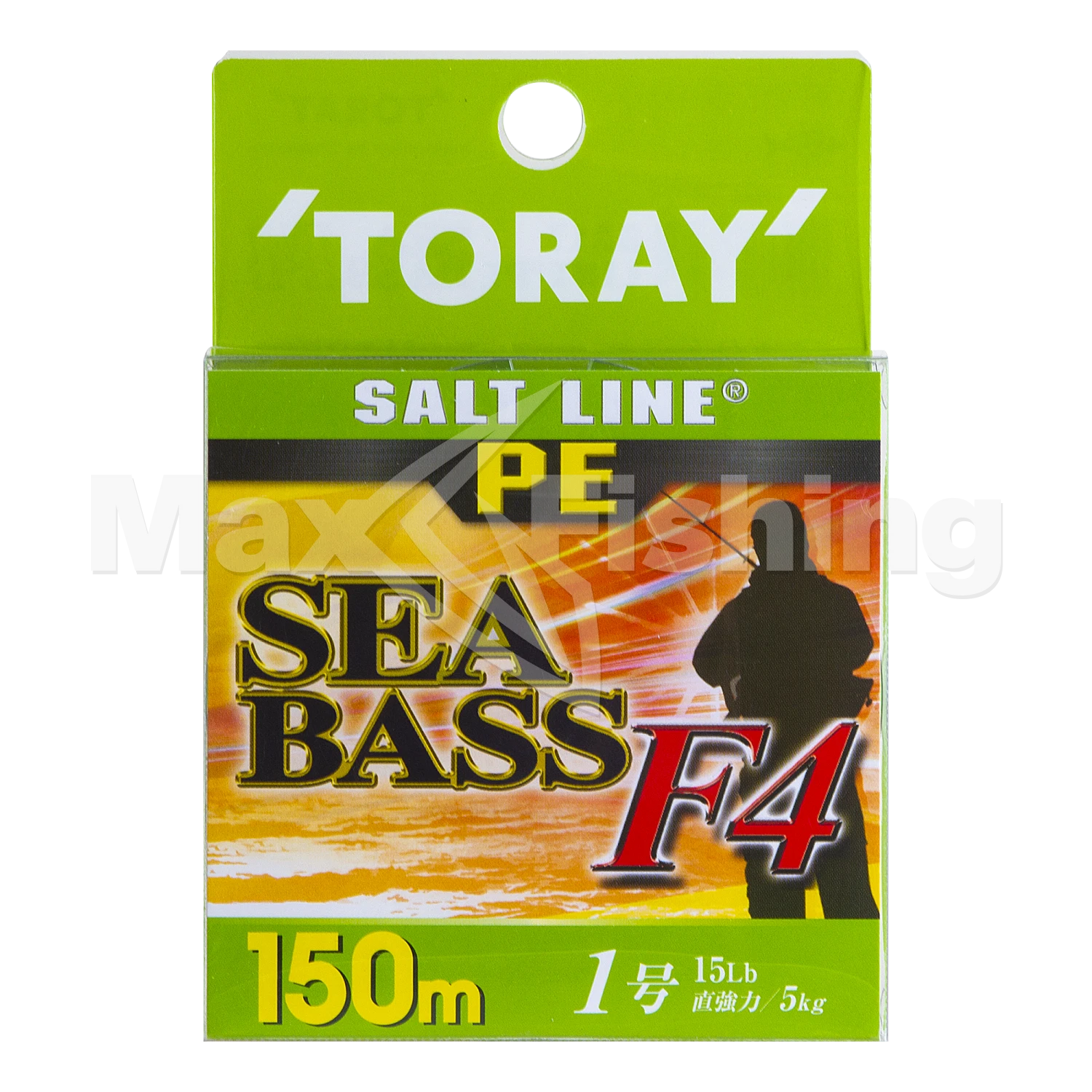 Шнур плетеный Toray Salt Line PE Sea Bass F4 #1 150м (green)