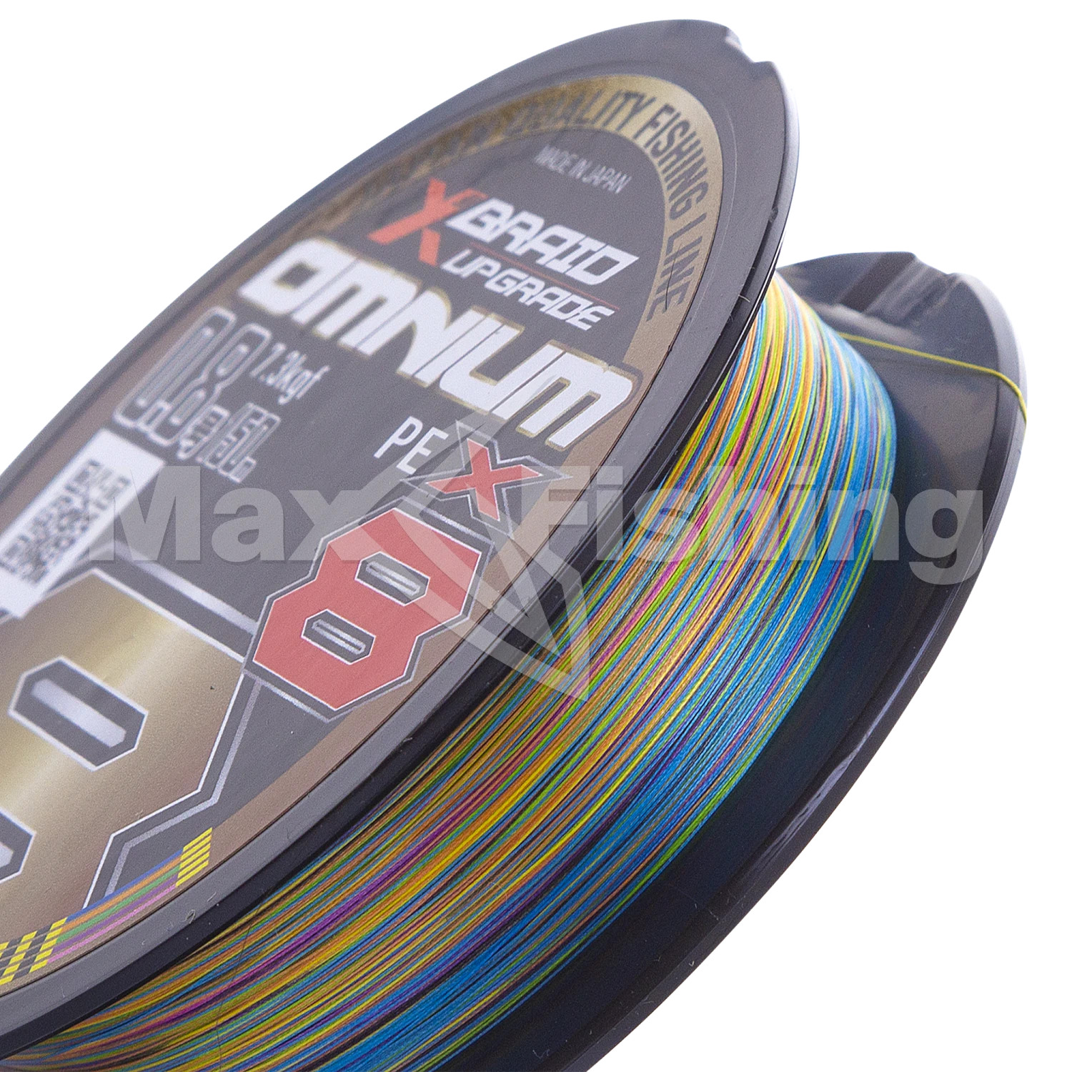 Шнур плетеный YGK X-Braid Upgrade Omnium PE X8 #0,8 0,148мм 150м (5color)