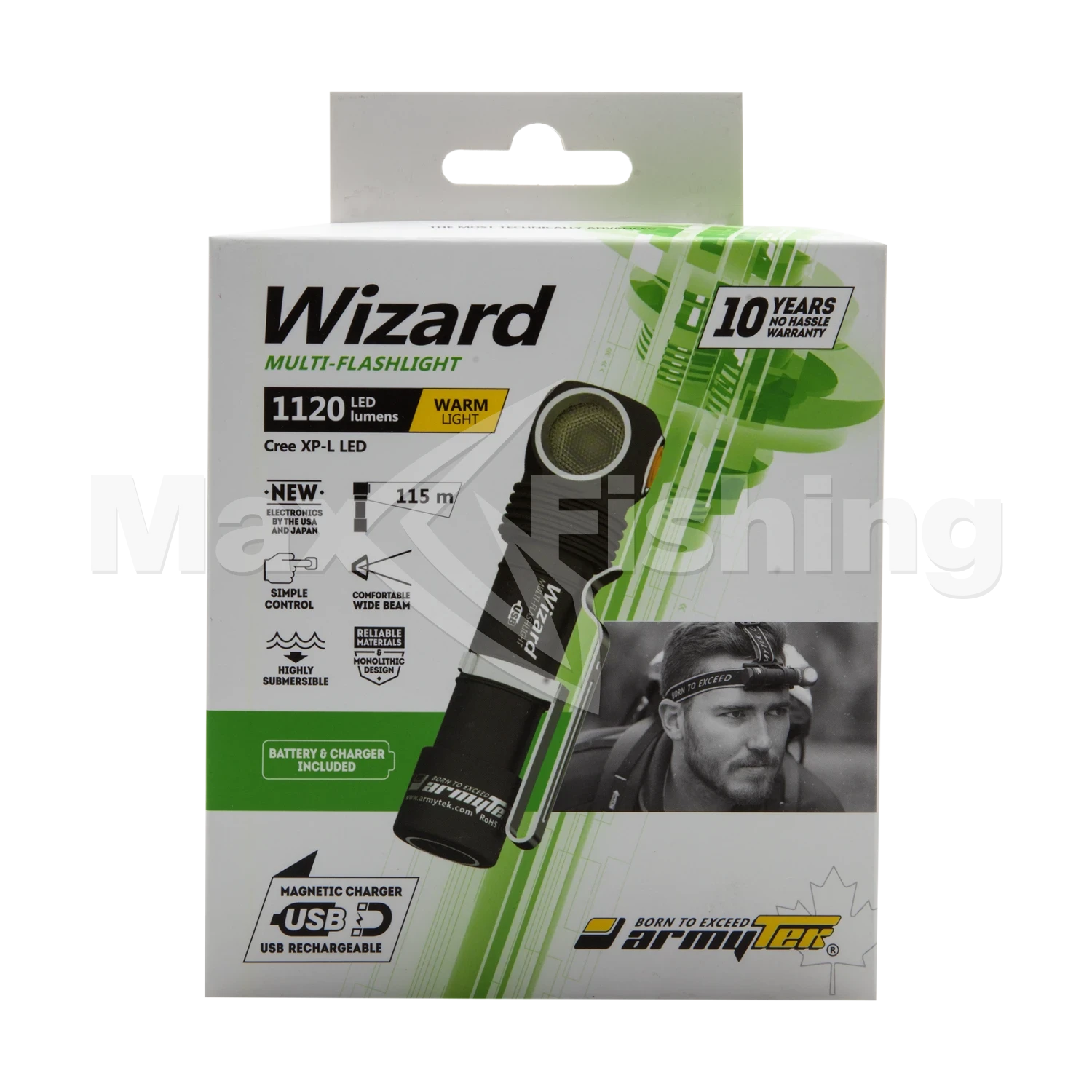 Мультифонарь Armytek Wizard Magnet USB XP-L (теплый свет)