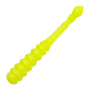 Приманка силиконовая Ojas Bony Leech 48мм Чеснок #Сhartreuse (fluo)