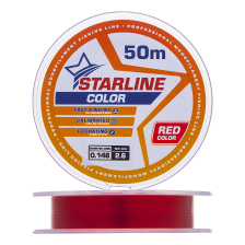 Леска монофильная IAM Starline 0,148мм 50м (red)