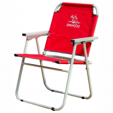 Кресло-шезлонг пляжное НПО Кедр Dolphins AKS-R-13 (алюминий) красный