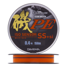 Шнур плетеный Daiwa Iso Sensor SS+SI #0,4 0,104мм 150м (orange)