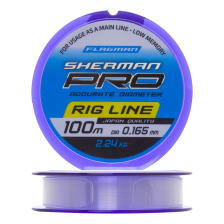 Леска монофильная Flagman Sherman Pro Rig Line 0,165мм 100м (clear)