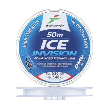 Леска монофильная Intech Invision Ice Line 0,26мм 50м (clear)