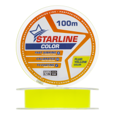 Леска монофильная IAM Starline 0,148мм 100м (fluo yellow)