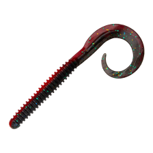 Приманка силиконовая Savage Gear LB Rib Worm 10,5см #Red N Black