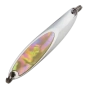 Блесна колеблющаяся Boggy Urizun Spoon Abalone 10гр #Glow/Silver