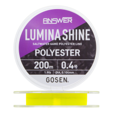 Эстер Gosen Answer Lumina Shine #0,4 0,104мм 200м (yellow)