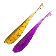 Приманка силиконовая Crazy Fish Glider 1,2" анис #12/32 Ultraviolet/Dark Beer