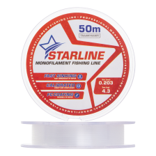 Леска монофильная IAM Starline 0,203мм 50м (transparent)