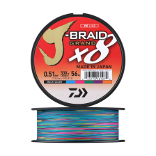 Шнур плетеный Daiwa J-Braid Grand X8E #10 0,51мм 300м (multicolor)