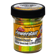 Паста форелевая Berkley PowerBait Natural Glitter Trout Bait 50гр Salmon Egg #Rainbow