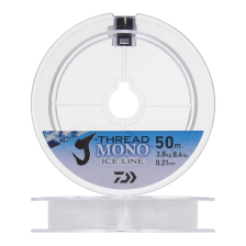 Леска монофильная Daiwa J-Thread Mono Ice Line 0,21мм 50м (clear)