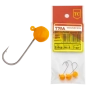 Джиг-головка Тула на крючке ВКК #4 1гр оранжевая