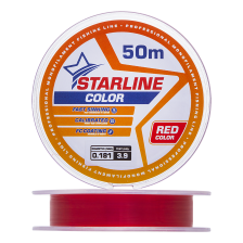Леска монофильная IAM Starline 0,181мм 50м (red)