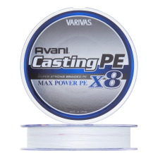 Шнур плетеный Varivas Avani Casting PE Max Power X8 #5,0 0,370мм 400м (white)