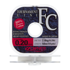 Флюорокарбон Owner Tournament FC 0,200мм 50м (clear)